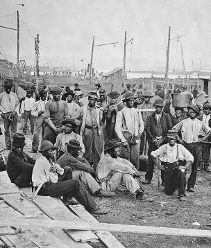 African American laborers in Alexandria during the Civil War/National Archives