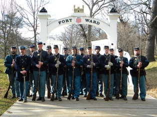 Fort Ward Recruiting Day. Courtesy Fort Ward Museum and Historic Site