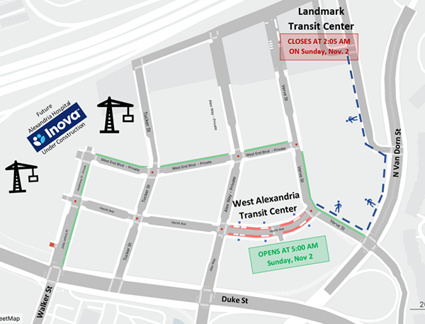 The pop-up event will take place on the new Hecht Avenue, located parallel to Duke Street on the site of the former Landmark Mall.