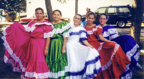 Dancers at the Annual Arlandria-Chirilagua Festival