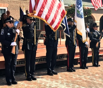 Joint Public Safety Honor Guard at September 11 Remembrance Ceremony